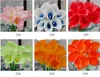 Partihandel 100st Real Touch Dekorativa Konstgjorda Blommor Calla Lily Bröllop Bouquet Artificial Bride Flowers Party Supplies 20 Färger