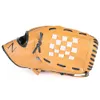 Outdoor Sports Brown Practice Left Hand Baseball-handschoen Softballapparatuur met Flex-Action Heels Sure Catching