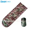 Sac de couchage enveloppe Camouflage pour personne seule avec sac de transport pour enfants ou adultes randonnée en plein air Camping outils équipement