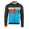 Primavera / Autum Scott Pro Equipe PRO Bicicleta Ciclismo Ciclismo Mangas Longa Jersey Road Corrida Camisas Andar Bicicleta Tops Respirável Esportes Ao Ar Livre Maillot S210419108