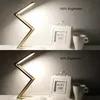 USB -laddning Portable LED Mini Folding Desk Lamps Justerbar DIY Night Lights Table Lamp för datorläsning Studie Bedside8980119