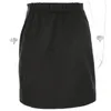 Heyoungirl Haruku Cargo Womens Sexy High Waist Mini Skirt Summer Casual A-line Short Skirts Split Pockets Fashion