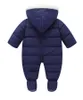 Babykleding Nieuwe Winter Hapleed Baby Rompers Dikke katoenen outfit Pasgeboren jumpsuit voor kinderen Baby Costume7263665
