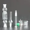 Hot Mini Nectar Collector Kit 10mm Nector Collectors DAB-stro 21cm Lengte Oliereilingen Micro NC Kits Glas Waterpijp Titanium TIP NC01