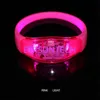Led Voice Control Bracelets Luminous Wristband Night Light Kids Toys glow In The Dark Party Accessories LX0054