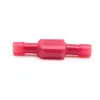 50 PCS FDFN / MDFN1.25-250 Vermelho 6.3 MM MaleFemale Carro Totalmente Isolado Pá Friso conector Terminais de Terminais de Auto Nylon