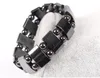 Bracelet de perles en vrac pour hommes et femmes en hématite magnétique noire à la mode