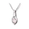 18KGP Creux Coeur Amour Vase Médaillon Cage Pendentif Montage, Peut Contenir Perle Cystal Gem Perles Pendentif Collier Ajustement De Jolis Charmes