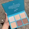 6 paleta rozświetlaczy Babe In Paradise Highlight Powder Face Glow Makeup palety rozświetlające skóra prasowany puder brązujący