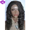 New box Braided Wigs with Babyhair long dark brown Braiding hair Heat Resistant Glueless Synthetic Lace Front Wigs for Black Women3833775
