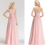 Sexiga riktiga bilder rosa 2019 nya ankomst billiga brudtärna klänningar Spaghetti remsor Backless Wedding Guest Prom Evening Wear Dress Bm0046