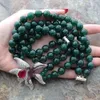 Collier de chandail fait main en strass de jade avec 2 strands vert, accessoires 45-48 cm