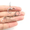 Stainless Steel Earring Hooks Clasp Clip Ear Cuff Jewelry Accessories Earrings Ring