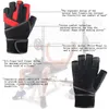 Brand Men's Fitness Gloves Half Finger Crossfit Dumbbell Wrist Guard Groves Sports Weight Lifting Workout Training Luvas Gym Equipment