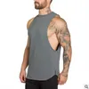 mens sleeveless t shirts Summer Cotton Male Tank Tops gyms Clothing Bodybuilding Undershirt Golds Fitness tanktops tees237E