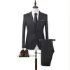 Plus New Size 6xl Mens Wedding Groom Good Quality Casual Men Dress Suits 2 Pieces(jacket+pant)1