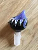 Fumando tigela de vidro colorido para Bong "Lâmpada mágica" design 1014.518.8mm articulação masculina por atacado