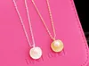 Hot style Korea match adorn article female han edition fashionable and simple temperament pearl shell modelling pendant short collarbone nec