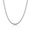 Halskette aus 100 % Edelstahl, runde Schlangenkette, passend für Pandora-Modeschmuck, Fabrikpreis, Gliederkette, 2 mm, 18–28 Zoll