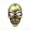 Full Face Skull PVC Zombie Skeleton Mask 4 Färger Halloween Costume Masquerade Party Cosplay Mask Decoration