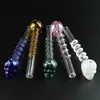 Tubos de pirex de vidro queimador de óleo tubos de vidro Multicolors vidro cachimbo colorido Mini cachimbo de 5 polegadas 5 cores SW28