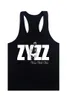 Herentanktoppen 2021 Zyzz Printing Gymscholen Bodybuilding Fitness Top Mannen Katoenen T-shirt Vest Heren 'Tops1