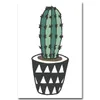 Nordic Art Plant Cactus Canvas Poster Painting Modern Nursery A4 Wall Picture Bambini Kids Room Decor Home Decoration