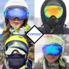 Copozz Brand Ski Goggles Double Layers UV400 Antifog Big Ski Mask Glasses Skiing Men女性Snow SnowboardGog201Pro6145061