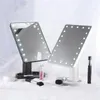 16/22 Luci a LED touch Sn Makeup Mirrors Specchio di vanità professionale con Health Beauty Regolabile Countertop 360 Rotating5112333