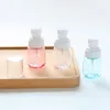 30ml Mini plástico transparente pequeno frasco de spray vazio para compo recarregáveis ​​contentores 3 Cores 0128