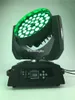 2PCS LEDステージMovinghead Wash Lights 36x18W 6in1 rgbwauv led Moving Head Zoom Lightが戦闘ケースでリング形状効果を備えています