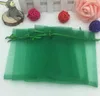 100 Piece/Lot Organza Jewelry Gift Pouch Bags For Wedding favors,beads,jewelry bag Candy bags package bag mix color Favor Holders