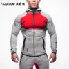 Gym Aesthetics mens Bodybuilding Hoodies Camouflage Sweatshirt workout training Slim fit Jacket Fitness outdoor sports coat tops