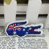 50 Pcs New Animal Alligator Flag Patches Cartoon Crocodile Pattern Embroidery Sewing Accessories Bag Costume Patch high quality DI8809622