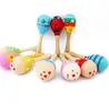 1pcs Colorful Wooden Maracas Baby Child Musical Instrument Rattle Shaker Party Children Gift Toy