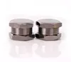 Mini hexagon 3 layer 30mm zinc alloy flat grinder new flat tooth gun black silver smoke cutter smoking set