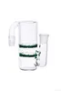 Ashcatcher Tornado Ciclone Turbina Perc Vidro de Fumaça de 90 graus Tubulação de água 14mm 14.4mm 18mm 18.8mm junta Bong Bong Catcher Cinzeiro