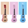 21 polegada Ukulele Iniciante Havaí 4 Cordas Guitarra Ukelele para Crianças Crianças Meninas Presentes de Natal + Nylon Cordas + Pick