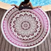 Bohemian Mandala Tapestry Praia Lança Grande Redonda Toalha de Praia Picnic Blanket Mat exterior Tapestry Decoração Mat Yoga