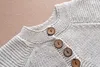 Cardigans Triko çocuk Pelerin tipi Dış Giyim bebek kız Uzun kollu Örme Triko ceket 2018 Kış Sıcak çocuk giyim 2 renkler C5034