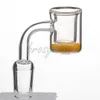 Renkli Kuvars Banger Termokromik kumu termal Banger'ı kova 10mm 14mm 18mm Erkek Kadın Cam Bong Dab Rig İçin bangers kuvars