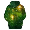 Al por mayor-Mr.1991INC Space Galaxy Sudaderas 3d Hombres / Mujeres Sudaderas con capucha con estampado de sombrero Estrellas Nebulosa Otoño Invierno Sueltas Sudaderas con capucha finas con capucha