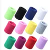 Terry Cloth Wristbands Sport Bandband Band Band Writ Support Brace Brace Frace for Gym Volleyball Basketball3798378