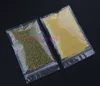 20 * 30cm All Clear Zipper-påse, 100st / mycket Hög transparent plast Ziplock Bag-Aktealable Herbal Powder / Beef Jerky Packing Store Sack