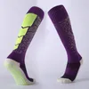 Profesyonel Futbol Spor Çorapları Erkek Kadınlar Silp Olmayan Tasarım Basketbol Nefes Alabilir Diz Yüksek Futbol Spor Çorbası Antiskid