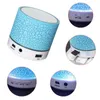 A9 led mini alto-falantes portáteis de luz de dança do bluetooth speaker estéreo sem fio com tf usb fm mic altifalante para iphone andriod