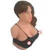 Big breast oral Sex Doll head torso japanese realistic silicone sex dolls robot huge boobs mastutbator for man real adult sexy dol7309402