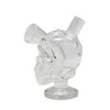 Nouveau Mini Crâne bangs en verre narguilé Blunt Bubbler Fumer Bulle Petits Tuyaux D'eau Main Pipe bol