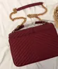 2018 Nuove borse moda 32CM Borsa a tracolla in vera pelle Cross Body Borsa a tracolla in pelle di vacchetta da donna Spedizione gratuita