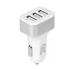 Universal Triple USB Car Charger Adapter Socket 3 Port Car-laddare till iPhone Samsung iPad om mer än 200PCs